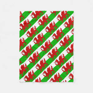 Walisisch / Wales Flag - Cymru Hochwertiges Bild Fleecedecke
