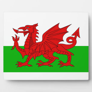 Walisisch / Wales Flag - Cymru Hochwertiges Bild Fotoplatte