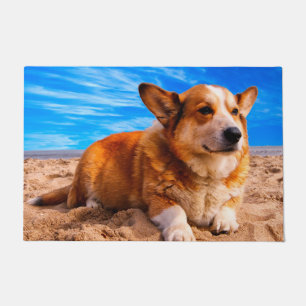 Walisische Corgi. Fußmatte