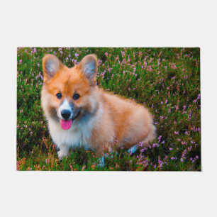 Walisische Corgi. Fußmatte