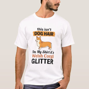 Walisische Corgi Glitter Lustige Hunde Liebhaber T T-Shirt