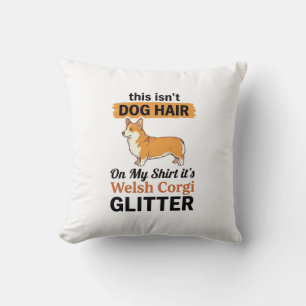 Walisische Corgi Glitter Lustiges Hunde Liebhaber Kissen