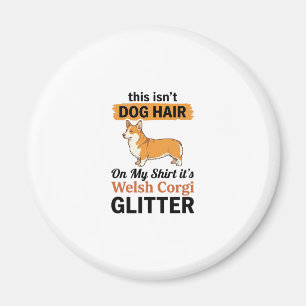 Walisische Corgi Glitter Lustiges Hunde Liebhaber Magnet