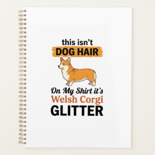 Walisische Corgi Glitter Lustiges Hunde Liebhaber Planer