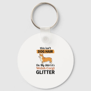 Walisische Corgi Glitter Lustiges Hunde Liebhaber  Schlüsselanhänger