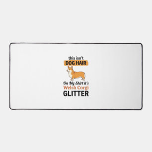 Walisische Corgi Glitter Lustiges Hunde Liebhaber Schreibtischunterlage