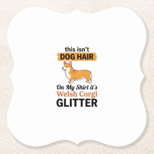 Walisische Corgi Glitter Lustiges Hunde Liebhaber  Untersetzer