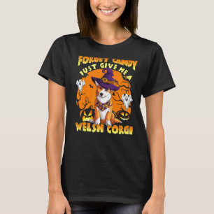 Walisische Corgi Halloween Gruseliges Kostüm Hunde T-Shirt