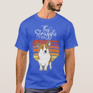 Walisische Corgi-Hund-Vintage 1638 T-Shirt