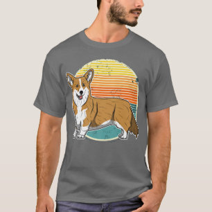 Walisische Corgi-Hund-Vintage 1640 T-Shirt