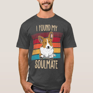 Walisische Corgi-Hund-Vintage 1644 T-Shirt
