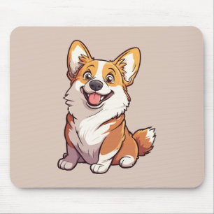 Walisische Corgi-Hundetasse Mousepad