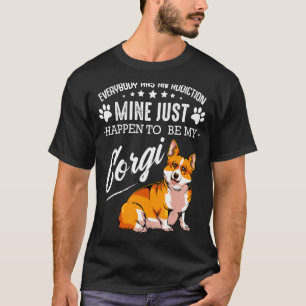 Walisische Corgi Jeder hat eine Sucht Corgi Zitat T-Shirt