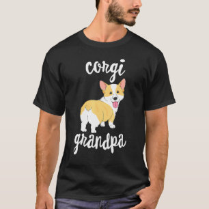 Walisische Corgi Opa Pawpa Hund Großeltern Groß P T-Shirt