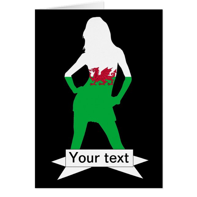 walisische Flagge (Vorne)