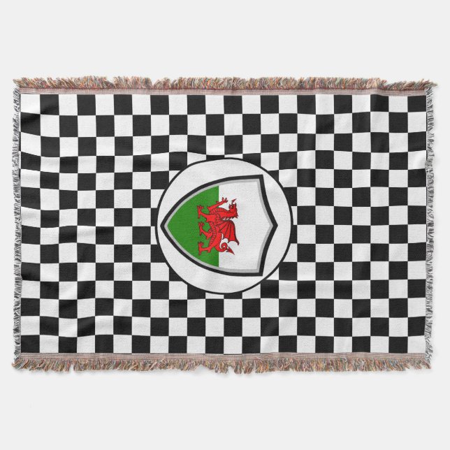 walisische Flagge Decke (Vorderseite)