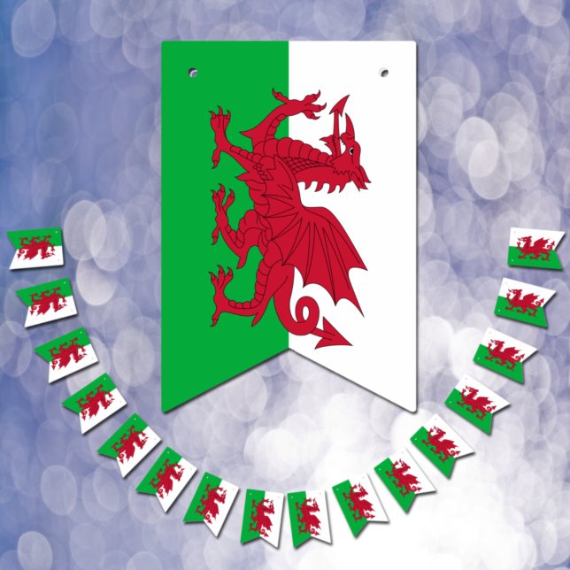 Walisische Flagge & Party Wales Banners / Cymru Ho (Von Creator hochgeladen)