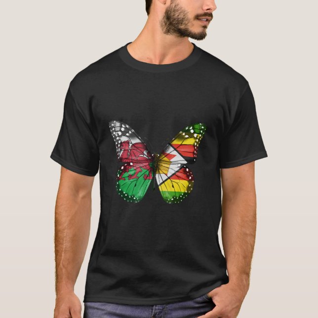 Walisische Flagge T-Shirt (Vorderseite)