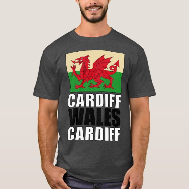walisische Flagge T-Shirt (Vorderseite)
