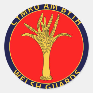 Walisische Garden Runder Aufkleber