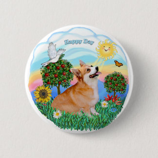 Walisische Korgi (Pembroke 7b) Button