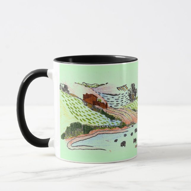 Walisische Landschaft Tasse (Links)