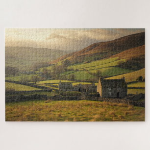 Walisische Landschaftstäler-Puzzleteile Puzzle
