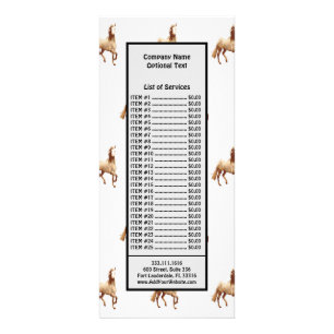 Walisische Pony und Cob Pferd Wasserfarbe Werbekarte