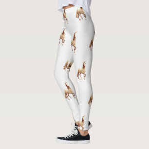 Walisische Pony- und Cob-Pferdeaquarellmalerei Leggings