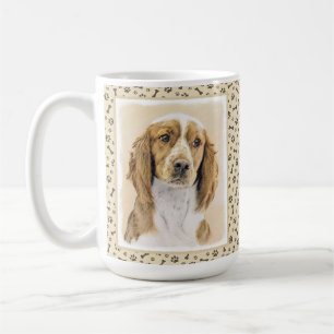Walisische Springer Spaniel Malerei - Originale Hu Kaffeetasse