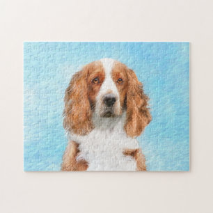 Walisische Springer Spaniel Malerei - Originale Hu Puzzle