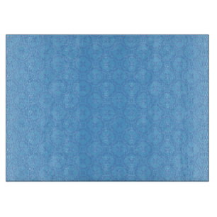 Walisische Teppichmuster, Blaues Glas Schneidbrett Schneidebrett