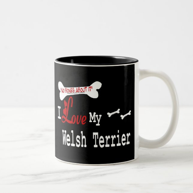 Walisische Terrier (I Liebe) Tasse (Rechts)