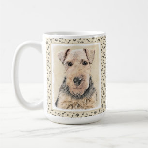 Walisische Terrier-Malerei - Niedliche Original Hu Kaffeetasse