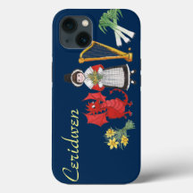 Walisische Tracht, Embleme Blau iPhone 6 Xtreme Hü