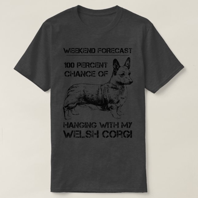 Walisischer Corgi Dog1573 T-Shirt (Design vorne)