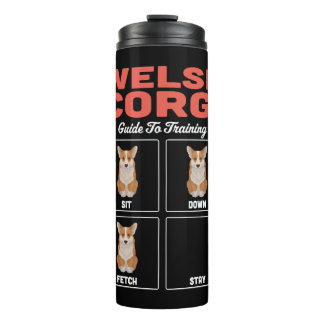 Walisischer Corgi-Lehrer Thermosbecher