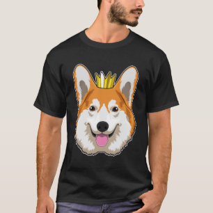 Walisischer Corgi mit Krone T-Shirt