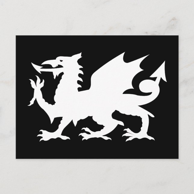 Walisischer Drache Postkarte (Vorderseite)