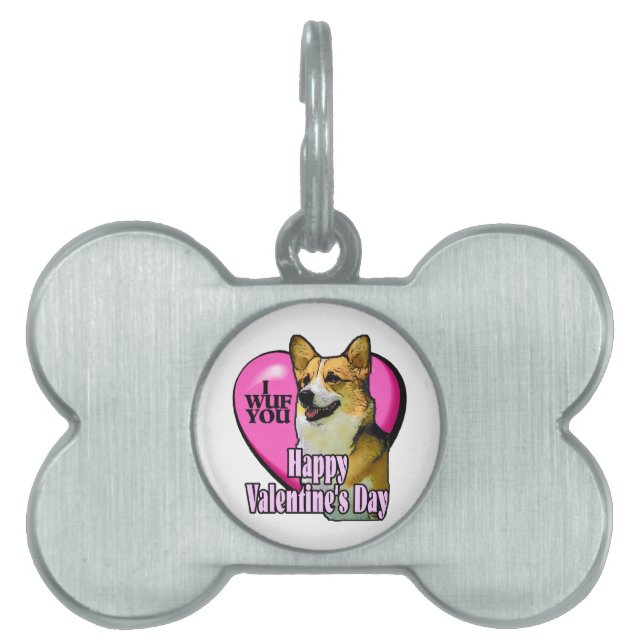 Walisischer Valentinstag Tiermarke (Vorderseite)