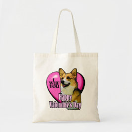 Walisischer Valentinstag Tragetasche