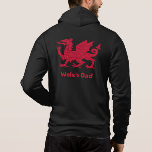 Walisischer Vater, Roter Drache & Wales, Flagge / Hoodie