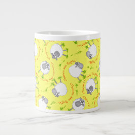 Walisisches Schaf, Wales Forever, Jumbo Coffee Tas Jumbo-Tasse