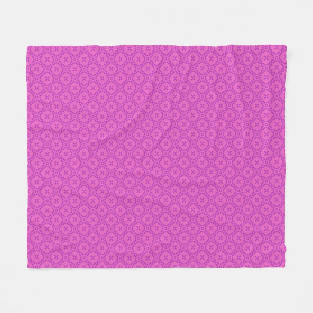 walisisches Tapestmuster, Chic Pink Fleece Blanket (Vorderseite (Horizontal))