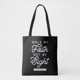 "Walk by Faith" Bible Verse Typografie Design II