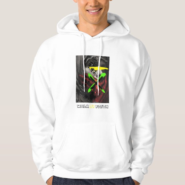 WALK BY FAITH HOODIE (Vorderseite)