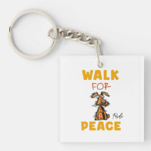 walk for peace schlüsselanhänger