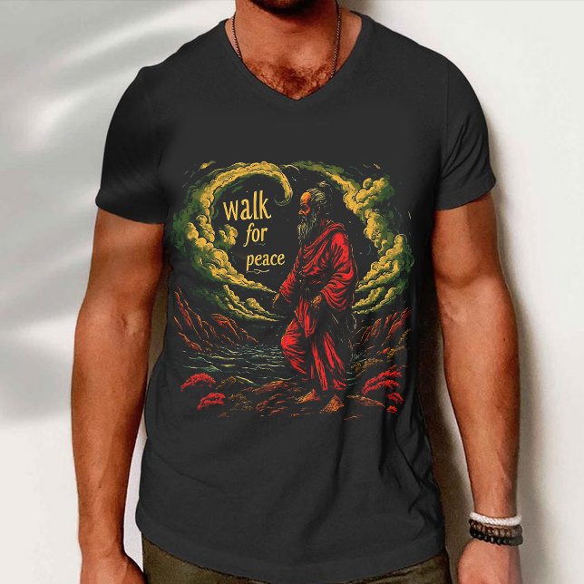 "Walk for Peace" T-Shirt - Peaceful & Stylish  (Von Creator hochgeladen)