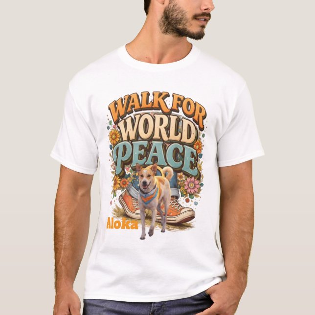 Walk for World Peace T-Shirt (Vorderseite)