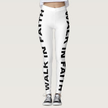 "WALK IN GLAUBEN" Leggings